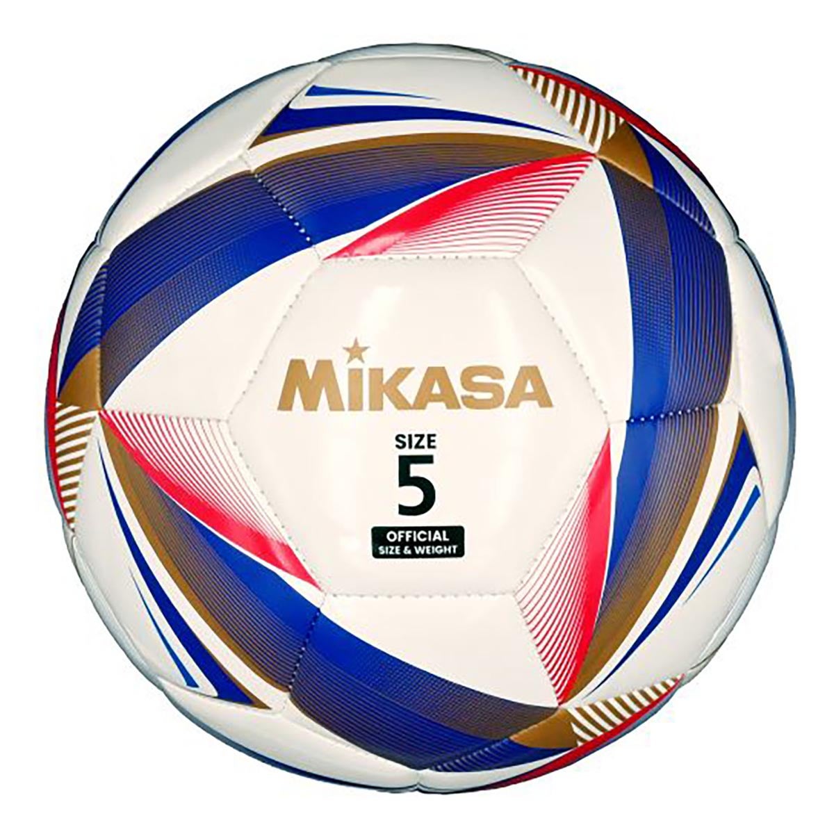 ミカサ MIKASA　マシン縫い5号 レジャー用 FT529D-W ホワイト×ブルー ホワイト×ブルー