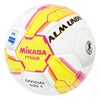 ミカサ MIKASA　サッカー 5号貼り 検定球 (大学マークなし) FT550B-YP イエロー×ピンク イエロー×ピンク
