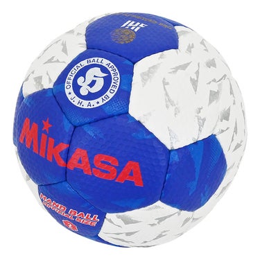 ミカサ MIKASA 検定球2号 HB250B-WBL ホワイト×ブルー ハンド・ドッジボール ボール 商品外観