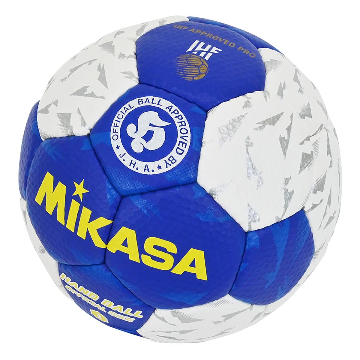 ミカサ MIKASA 検定球3号 HB350B-WBL ホワイト×ブルー ハンド・ドッジボール ボール 商品外観