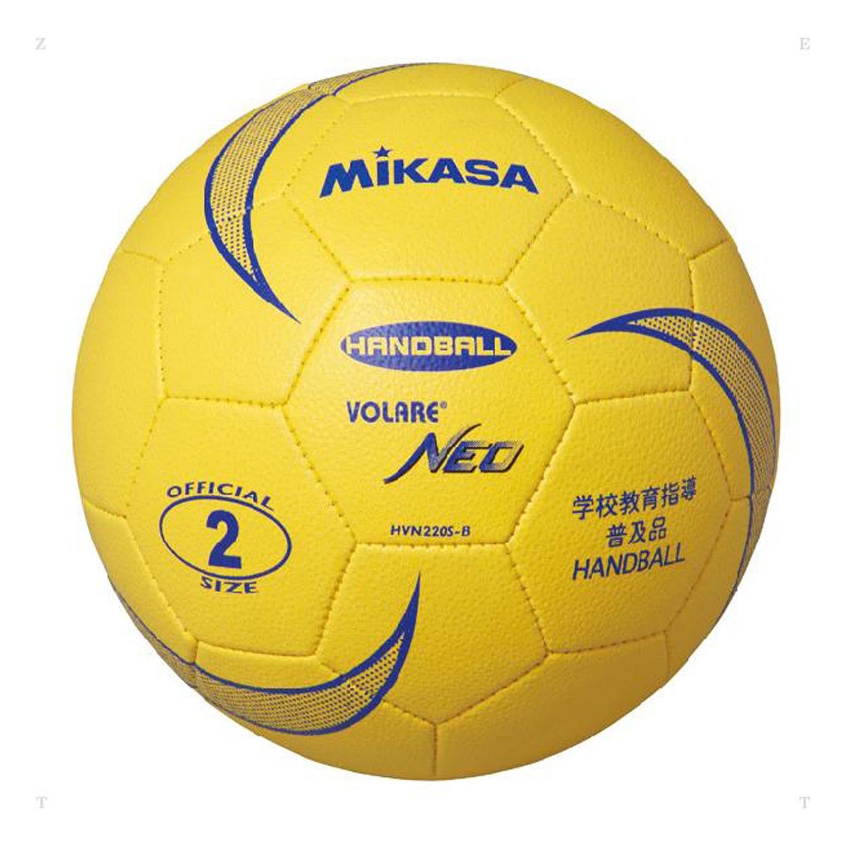 ミカサ MIKASA　ソフトハンドボール 2号 180G HVN220S-B イエロー イエロー