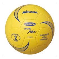ミカサ MIKASA　ソフトハンドボール 2号球 180G HVN220S-B イエロー