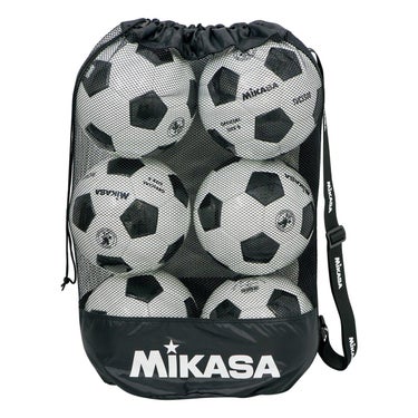 ミカサ MIKASA　ボールバッグ メッシュ巾着型 中 MBAS ブラック　 ブラック