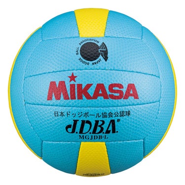 ミカサ MIKASA　小学生用ドッジボール検定球 3号 MGJDB-L サックス×イエロー サックス×イエロー