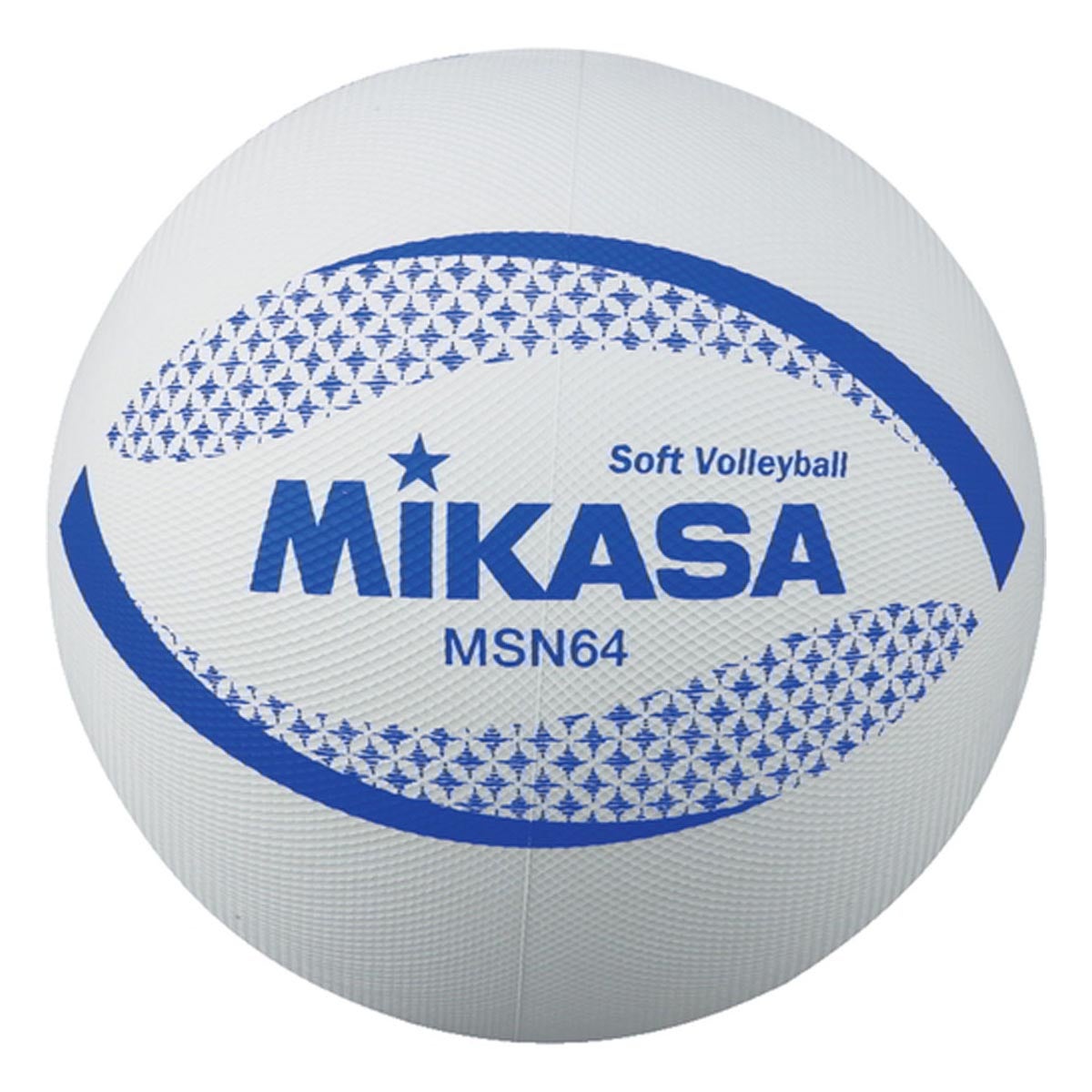 ミカサ MIKASA　カラーソフトバレーボール MSN64-W ホワイト ホワイト