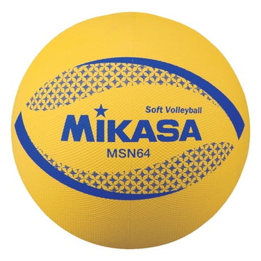 ミカサ MIKASA　カラーソフトバレーボール MSN64-Y イエロー イエロー