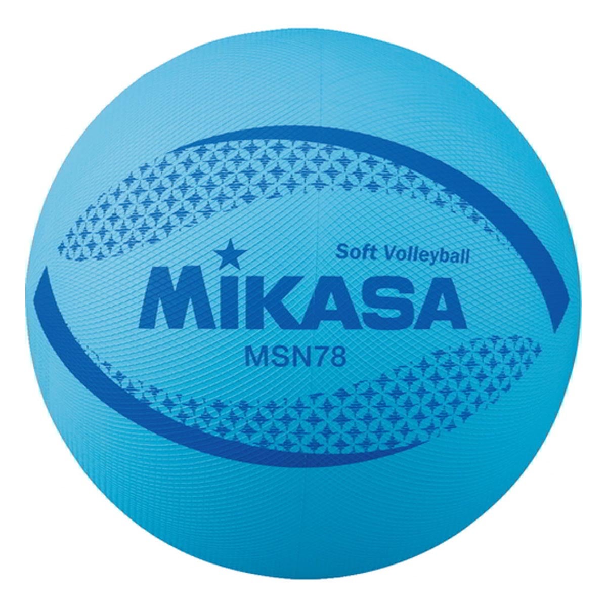 ミカサ MIKASA　カラーソフトバレーボール 検定球 MSN78-BL ブルー ブルー