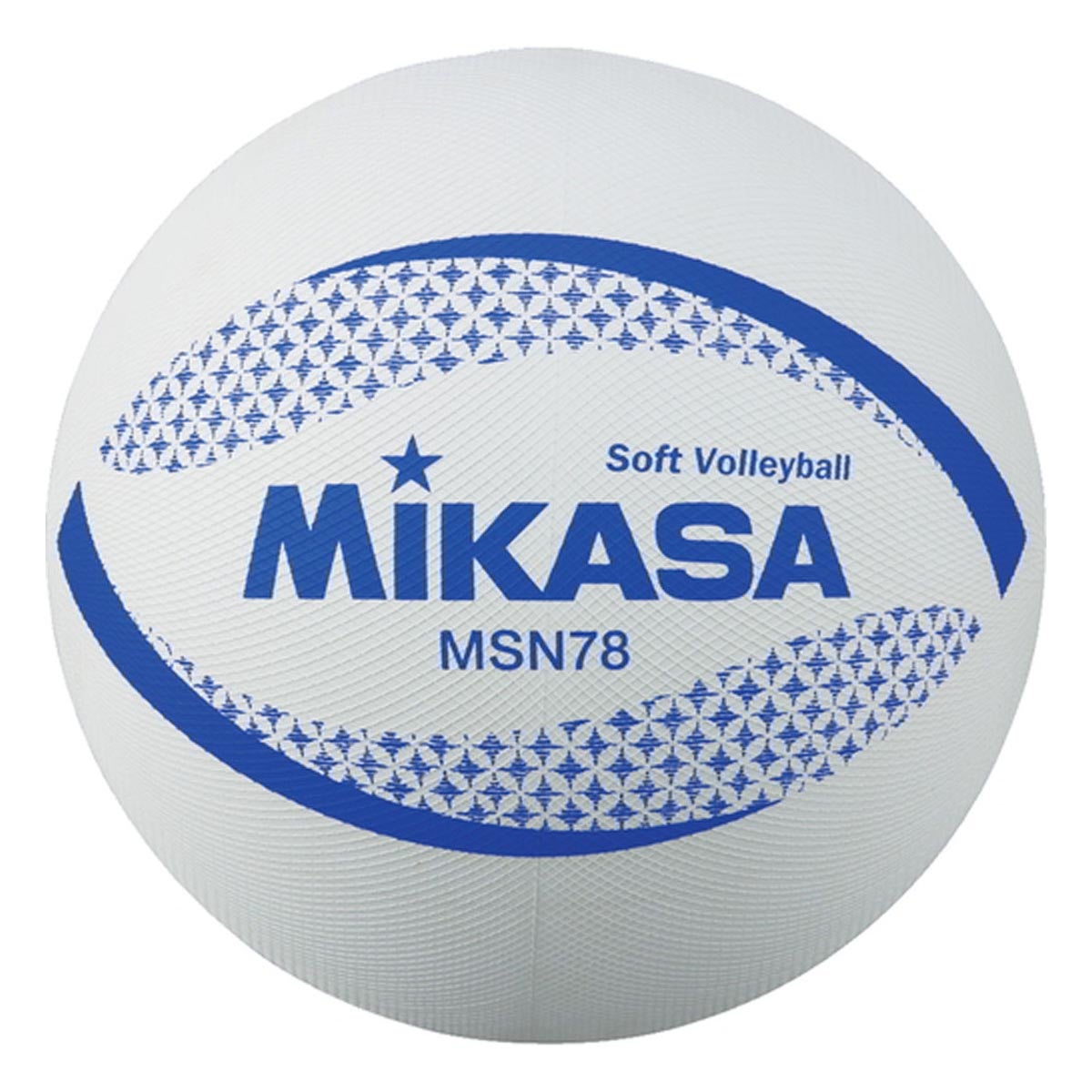 ミカサ MIKASA　カラーソフトバレーボール 検定球 MSN78-W ホワイト ホワイト