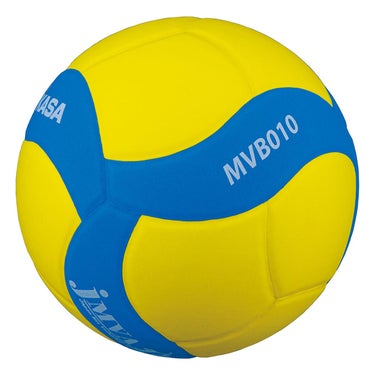 ミカサ MIKASA　混合バレー試合球 5号 MVB010-YBL イエロー×ブルー イエロー×ブルー