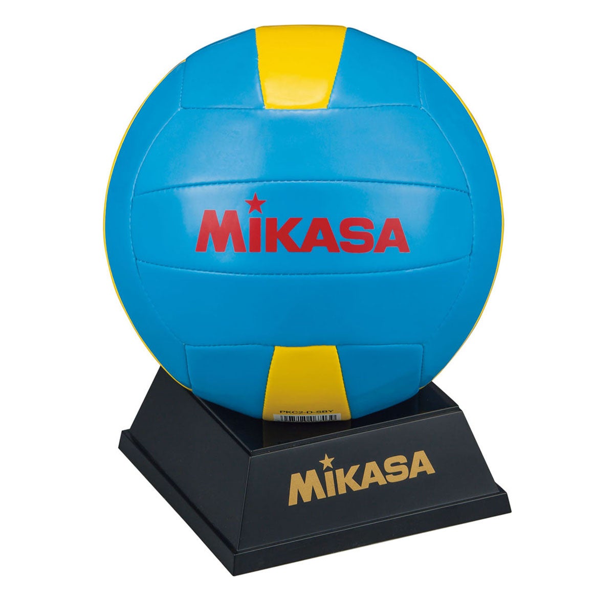 ミカサ MIKASA　記念品用マスコット ドッジボール PKC2-D-SBY サックスブルー×イエロー サックスブルー×イエロー