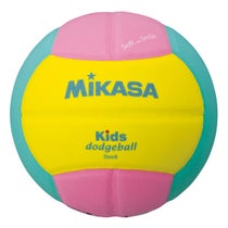 ミカサ MIKASA　キッズ スマイルドッジボール 0号 SD00-YP イエロー/ピンク/ライトグリーン