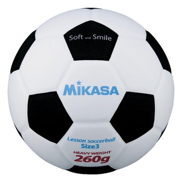 ミカサ MIKASA　スマイルサッカー 3号球 SF326-WBK ホワイト/ブラック ホワイト/ブラック