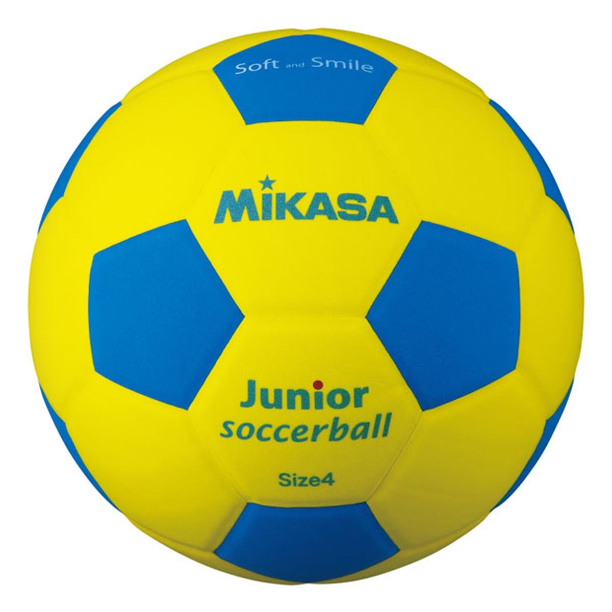 ミカサ MIKASA　スマイルサッカー軽量 4号球 SF4J-YBL イエロー/ブルー イエロー/ブルー