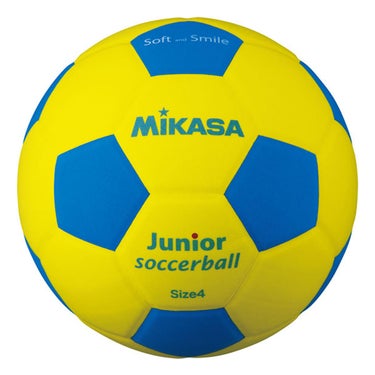ミカサ MIKASA　スマイルサッカー軽量 4号球 SF4J-YBL イエロー/ブルー イエロー/ブルー