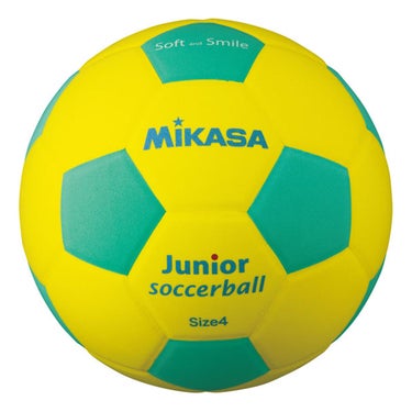 ミカサ MIKASA　スマイルサッカー軽量 4号球 SF4J-YLG イエロー/グリーン イエロー/グリーン