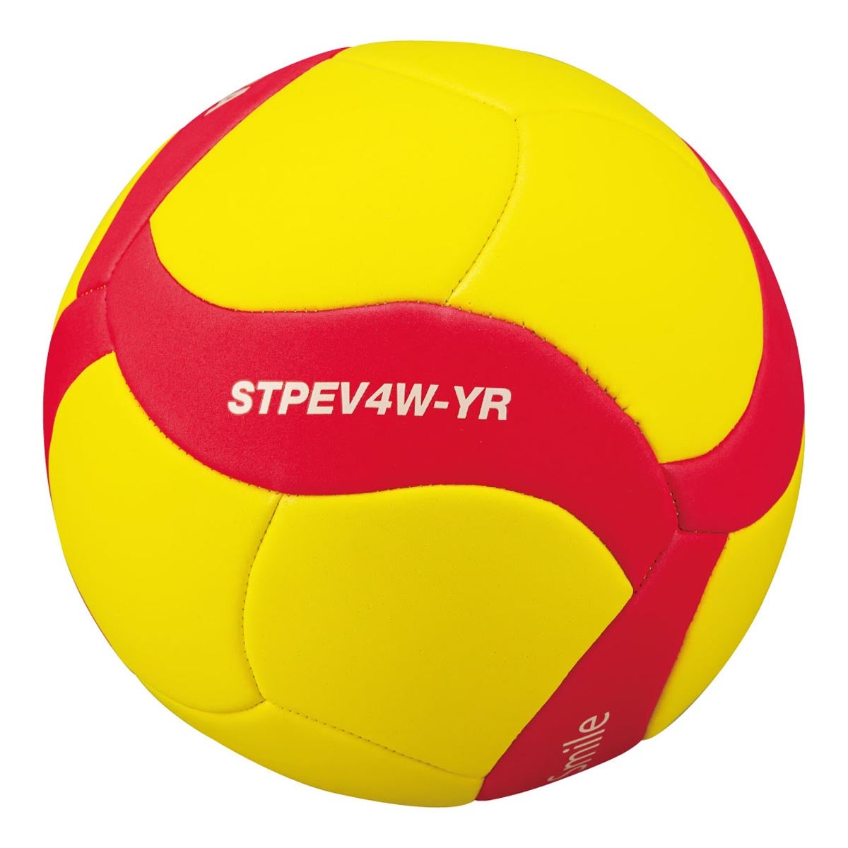 ミカサ MIKASA　スマイルバレー 4号 マシーン縫い STPEV4W-YR イエロー×レッド（YR） イエロー×レッド（YR）