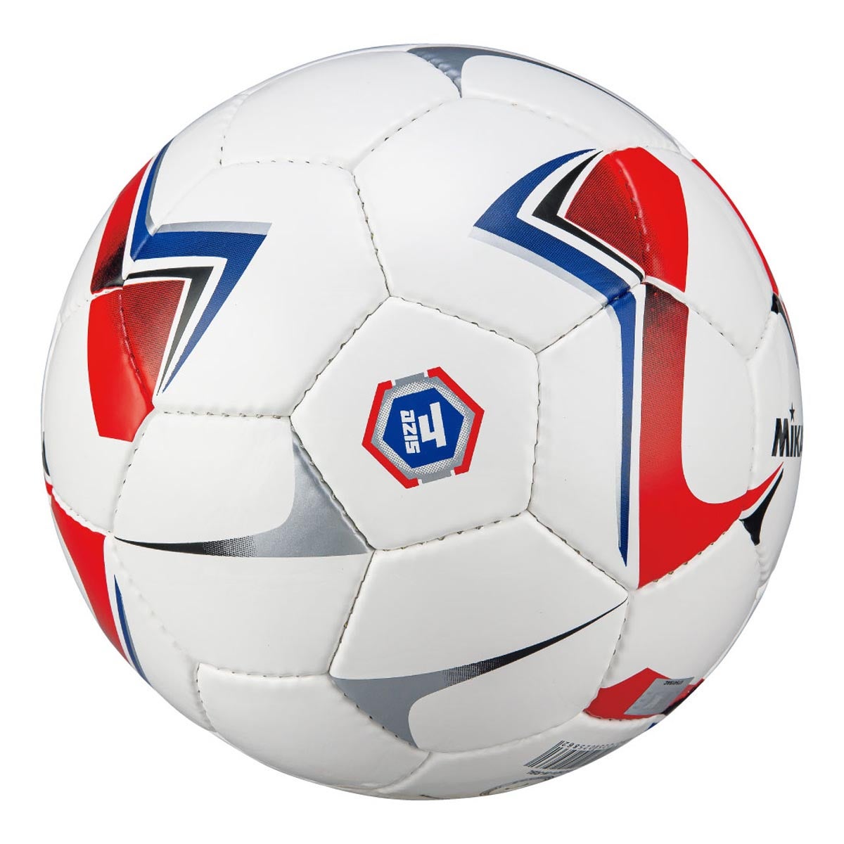 ミカサ MIKASA サッカー4号 検定球 SVC40V-W-RBL 赤青 サッカーボール ボール ロゴ