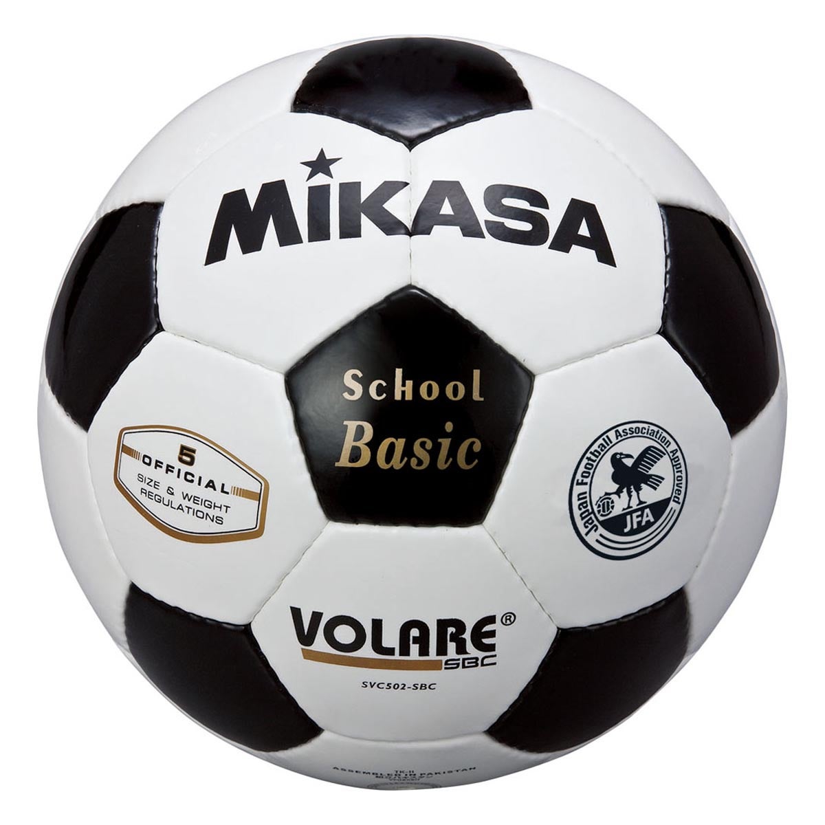 ミカサ MIKASA　検定球 5号 SVC502SBC ホワイト×ブラック（WBK） ホワイト×ブラック（WBK）