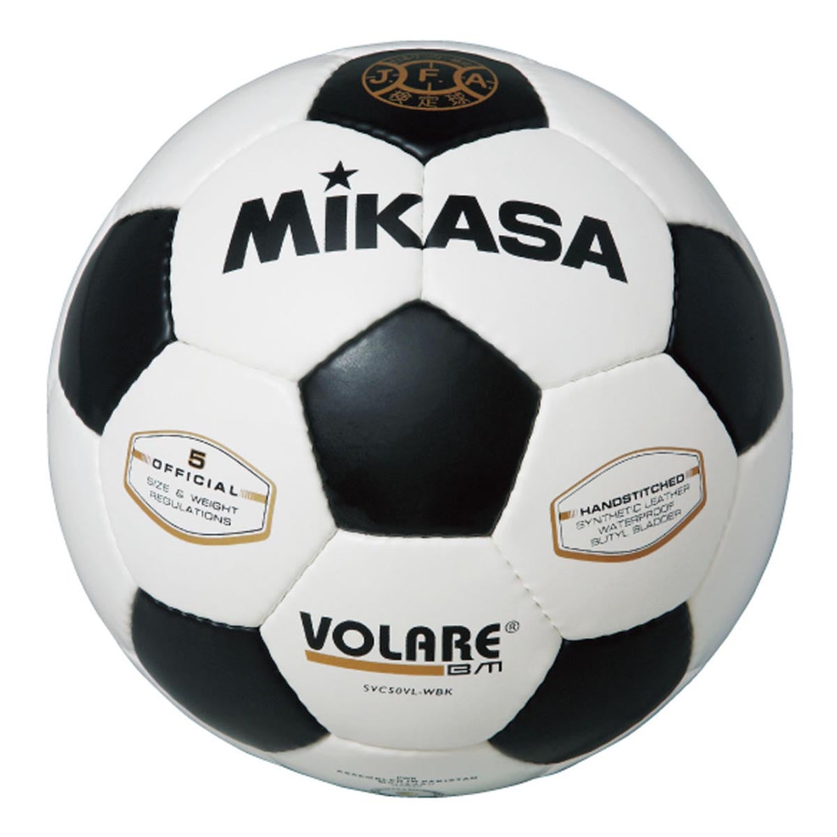 ミカサ MIKASA　サッカーボール 5号 SVC50VL ブラック×ホワイト