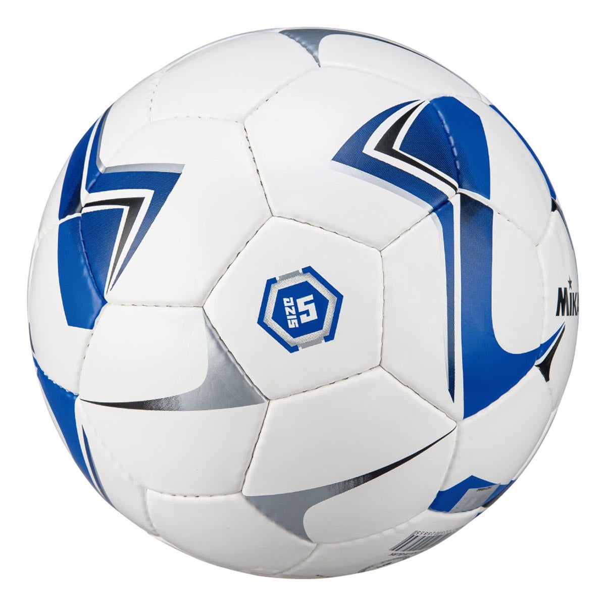 ミカサ MIKASA サッカー5号 検定球 SVC50V-W 青黒（BLBK） サッカーボール ボール 正面
