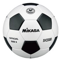 ミカサ MIKASA　検定球 5号 貼り SVC5500-WBK ホワイト×ブラック ホワイト×ブラック