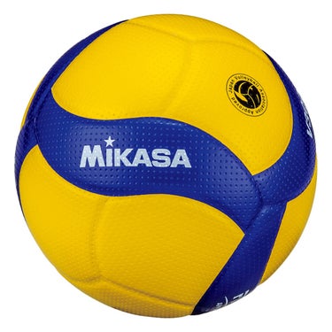 ミカサ MIKASA 国際公認球 検定球 5号 V300W ブルー×イエロー バレーボール ボール 商品外観