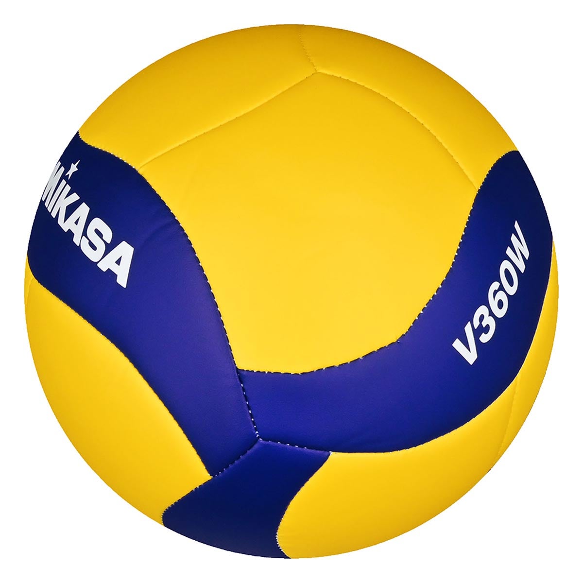 ミカサ MIKASA　バレー5号レクリエーション縫い V360W イエロー×ブルー イエロー×ブルー