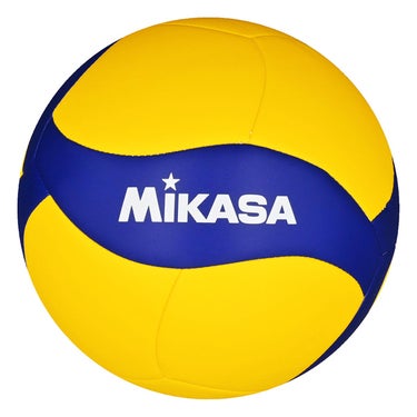 ミカサ MIKASA バレー5号レクリエーション縫い V360W イエロー×ブルー バレーボール ボール 商品外観