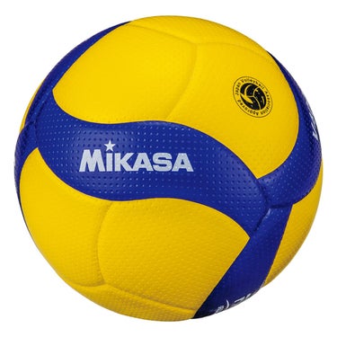 ミカサ MIKASA 検定球 4号 V400W ブルー×イエロー バレーボール ボール 商品外観