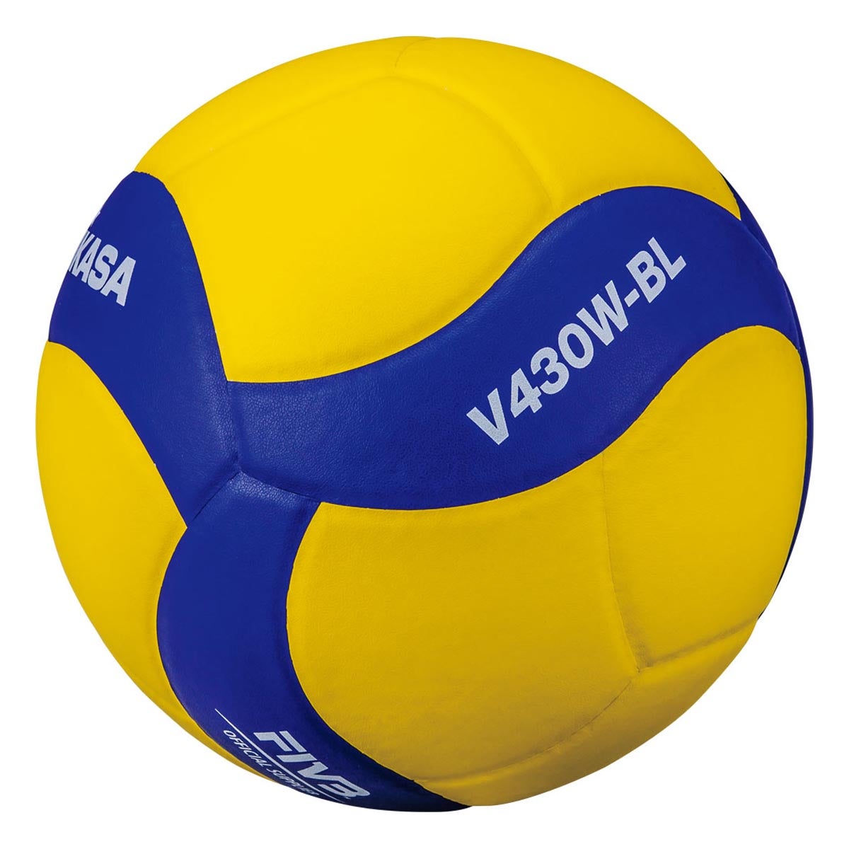 ミカサ MIKASA　鈴入りバレーボール 4号球 V430W-BL ブルー×イエロー　 ブルー×イエロー