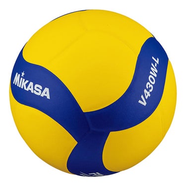 ミカサ MIKASA　バレーボール 軽量練習球 4号 V430W-L ブルー×イエロー ブルー×イエロー
