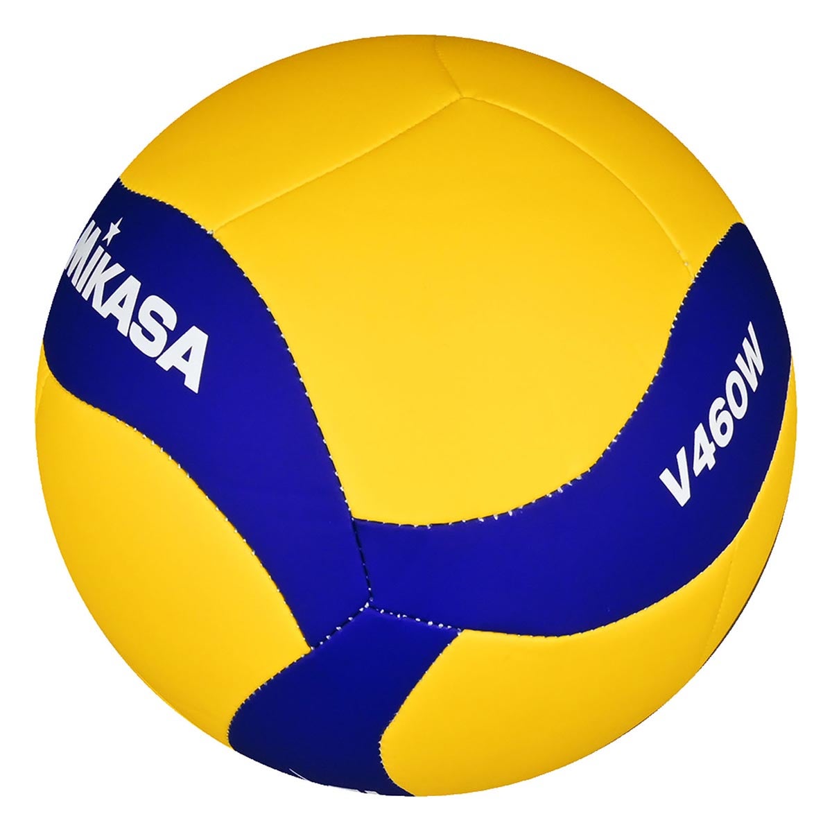ミカサ MIKASA　バレー4号レクリエーション縫い V460W イエロー×ブルー イエロー×ブルー