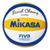 ミカサ MIKASA　ビーチバレーボール 国際公認球 VLS300 ブルー×イエロー