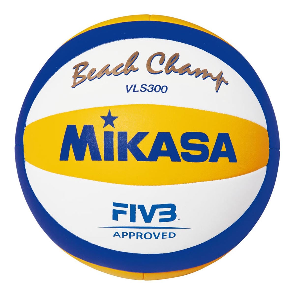 ミカサ MIKASA　ビーチバレーボール 国際公認球 VLS300 ブルー×イエロー