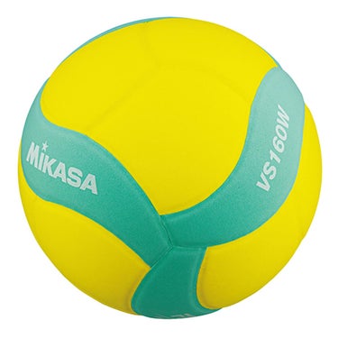 ミカサ MIKASA　レッスンバレー 4号 VS160W-Y-G イエロー×グリーン イエロー×グリーン