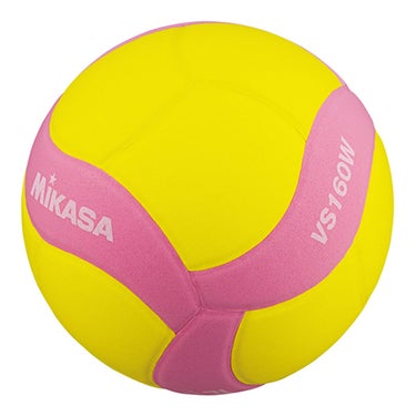 ミカサ MIKASA　レッスンバレー 4号 VS160W-Y-P イエロー×ピンク イエロー×ピンク
