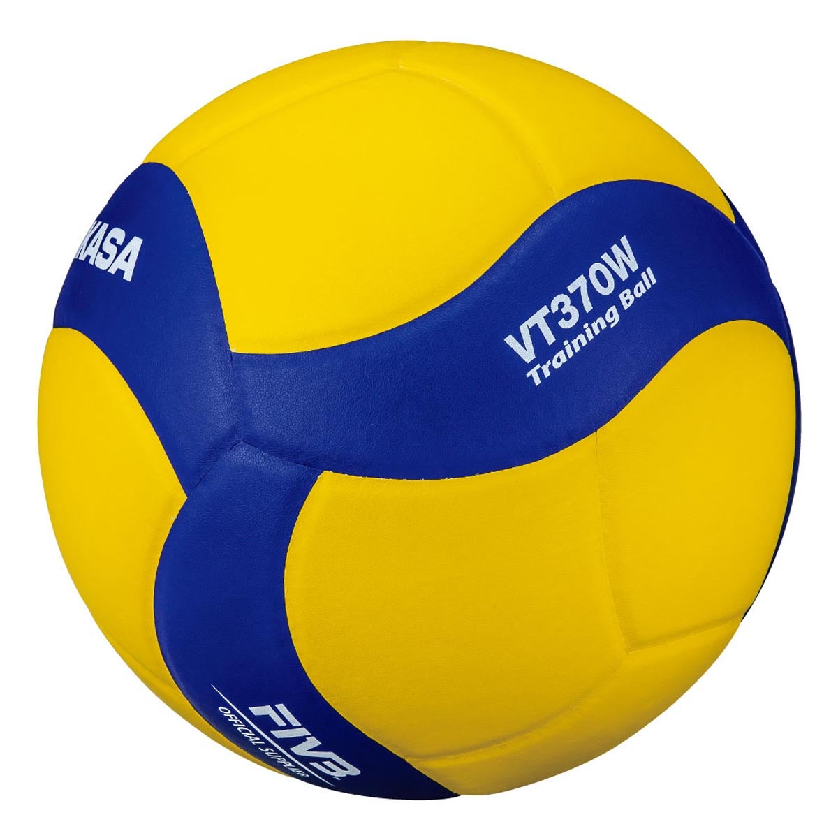 ミカサ MIKASA トレーニングボール 5号 VT370W ブルー×イエロー ボール 商品外観