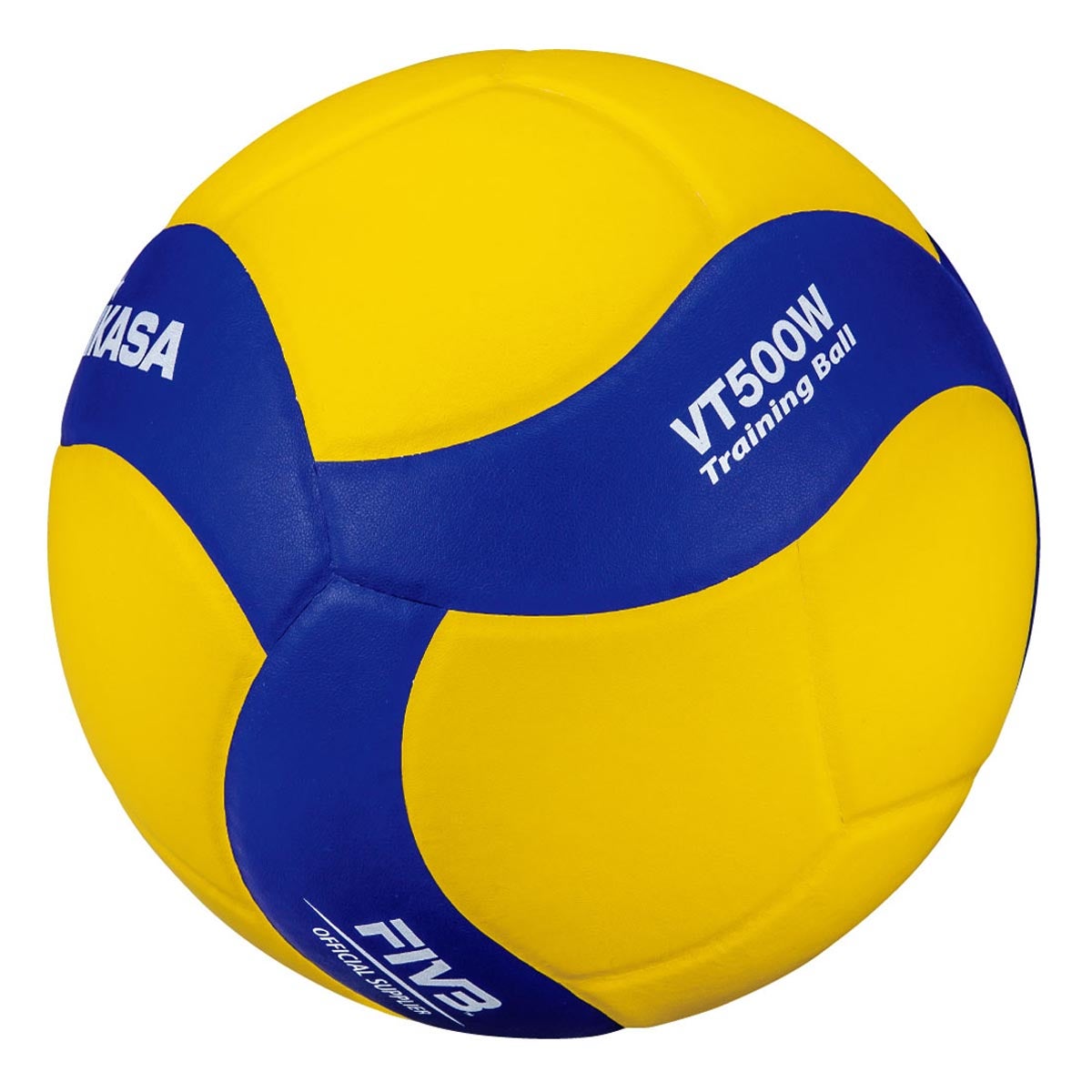 ミカサ MIKASA トレーニングボール 5号 VT500W ブルー×イエロー ボール 商品外観