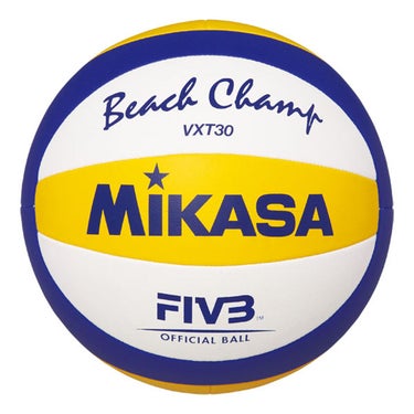 ミカサ MIKASA　ビーチバレーボール 練習球 VXT30 ブルー×イエロー