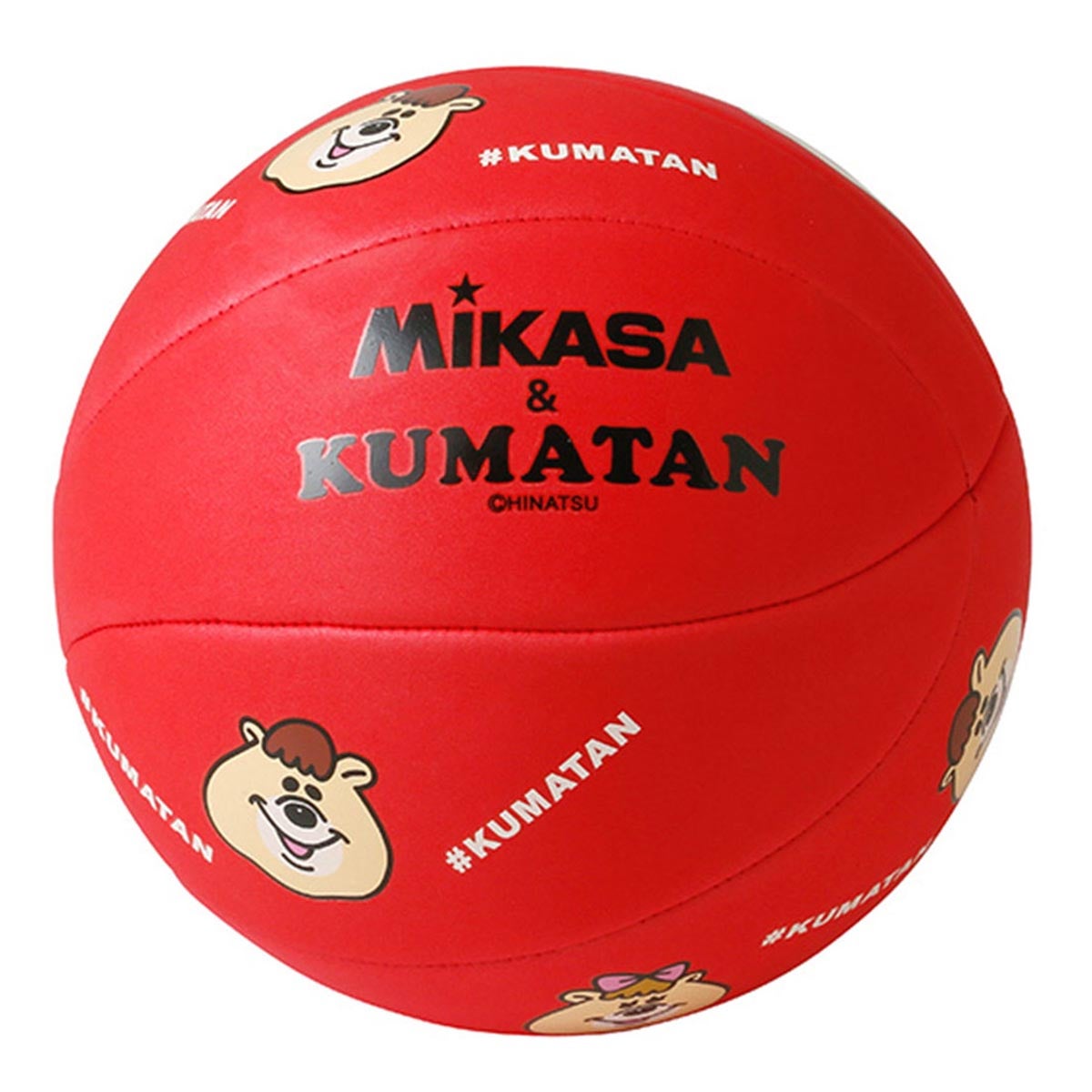 ミカサ MIKASA MIKASA＆KUMATANバスケット WCJKU-B5-R バスケットボール ボール 正面