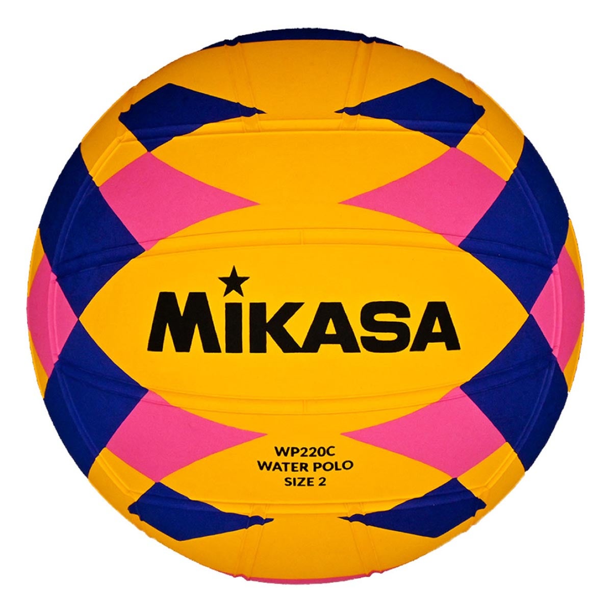 ミカサ MIKASA　水球 検定球2号 小学生用 WP220C イエロー/ブルー/ピンク イエロー/ブルー/ピンク