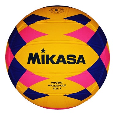 ミカサ MIKASA　水球 検定球3号 中学女子用 WP330C イエロー/ブルー/ピンク イエロー/ブルー/ピンク
