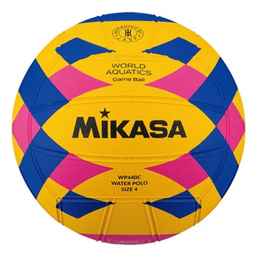 ミカサ MIKASA　水球 検定球4号 女子用 WP440C イエロー/ブルー/ピンク イエロー/ブルー/ピンク