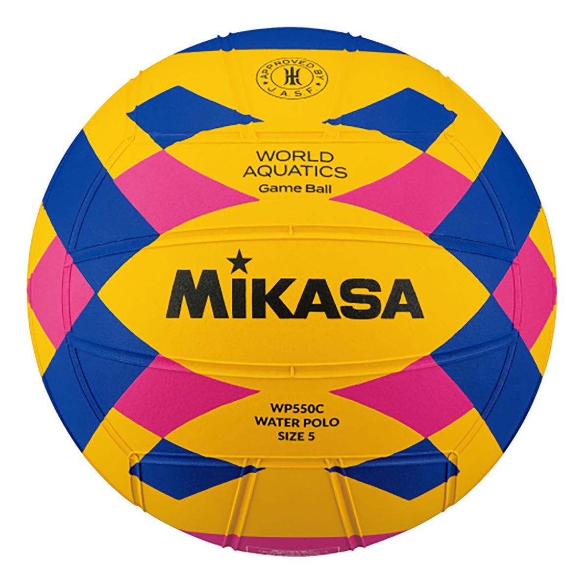 ミカサ MIKASA　水球 検定球5号 男子用 WP550C イエロー/ブルー/ピンク イエロー/ブルー/ピンク