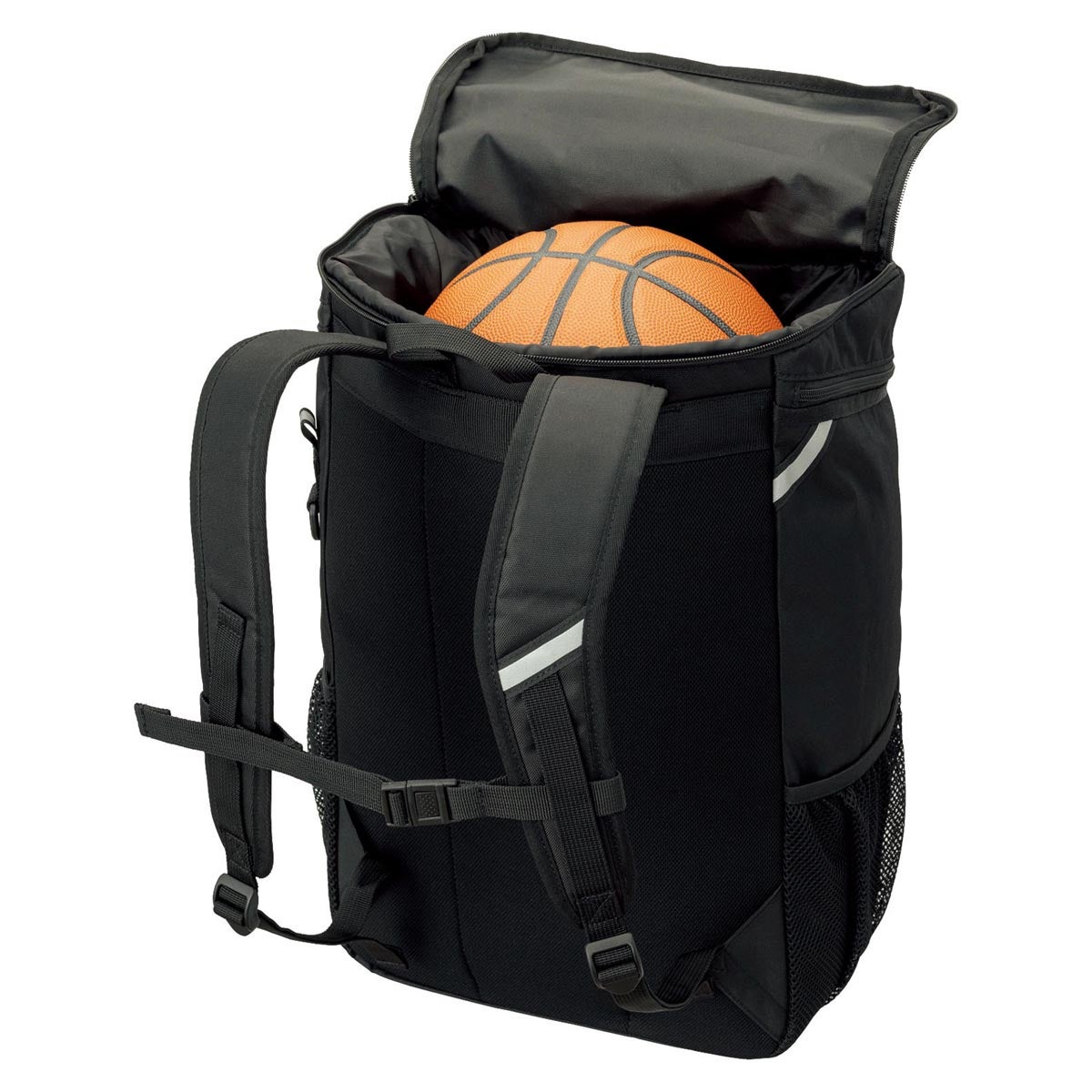 アディダス adidas ボール用デイパック ADP44BK ブラック 商品外観 背面