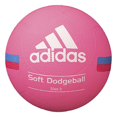 アディダス adidas　ソフトドッジボール 2号 AD212P ピンク ピンク