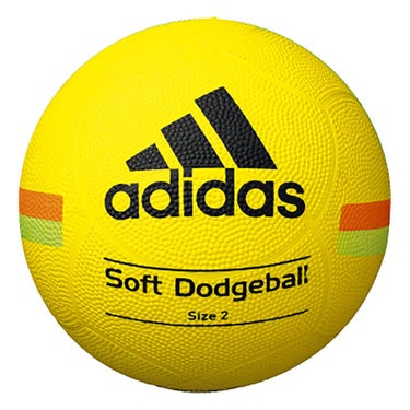 アディダス adidas　ソフトドッジボール 2号 AD212Y イエロー イエロー