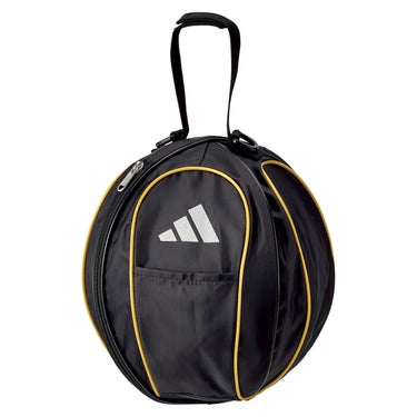 アディダス adidas ボールバッグ 1個入れ AKM22BKG ブラック×メットゴールド 商品外観 側面