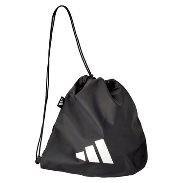 アディダス adidas ボールバッグ 1個入れ AKM23BKSL ブラック×メットシルバー 商品外観 背面