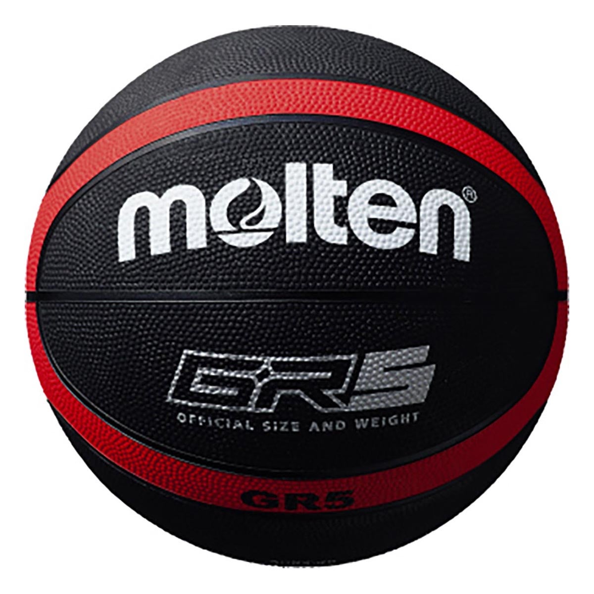 モルテン molten　GR5 5号球 BGR5-KR ブラック×レッド　 ブラック×レッド